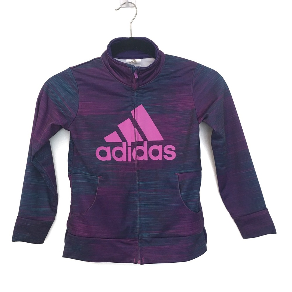 [ADIDAS] Kid's zip up thin jacket w pockets size 6